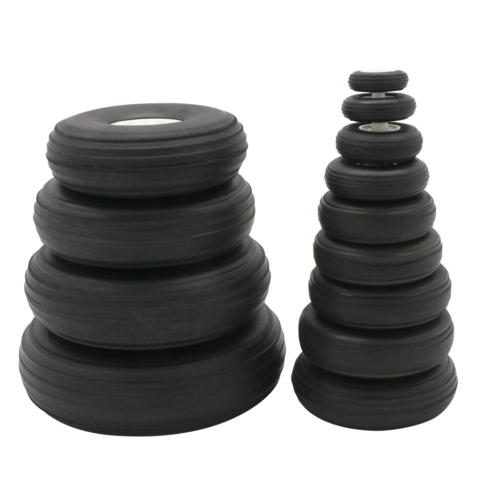 Set 2 Bánh Xe Cao Su Đàn Hồi Cho Máy Bay Điều Khiển Từ Xa 25/32/45/50/55/64/70/76MM)