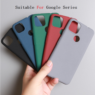 Ốp Điện Thoại TPU Mềm Nhám Màu Trơn Chống Dấu Vân Tay Cho Google Pixel 4 4XL 4A 5 5XL 5A 5G