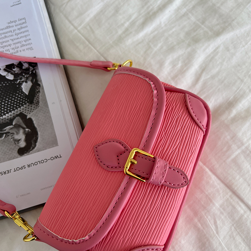 Túi Đeo Chéo Dáng Vuông Nhỏ Phong Cách Retro Thời Trang Cao Cấp