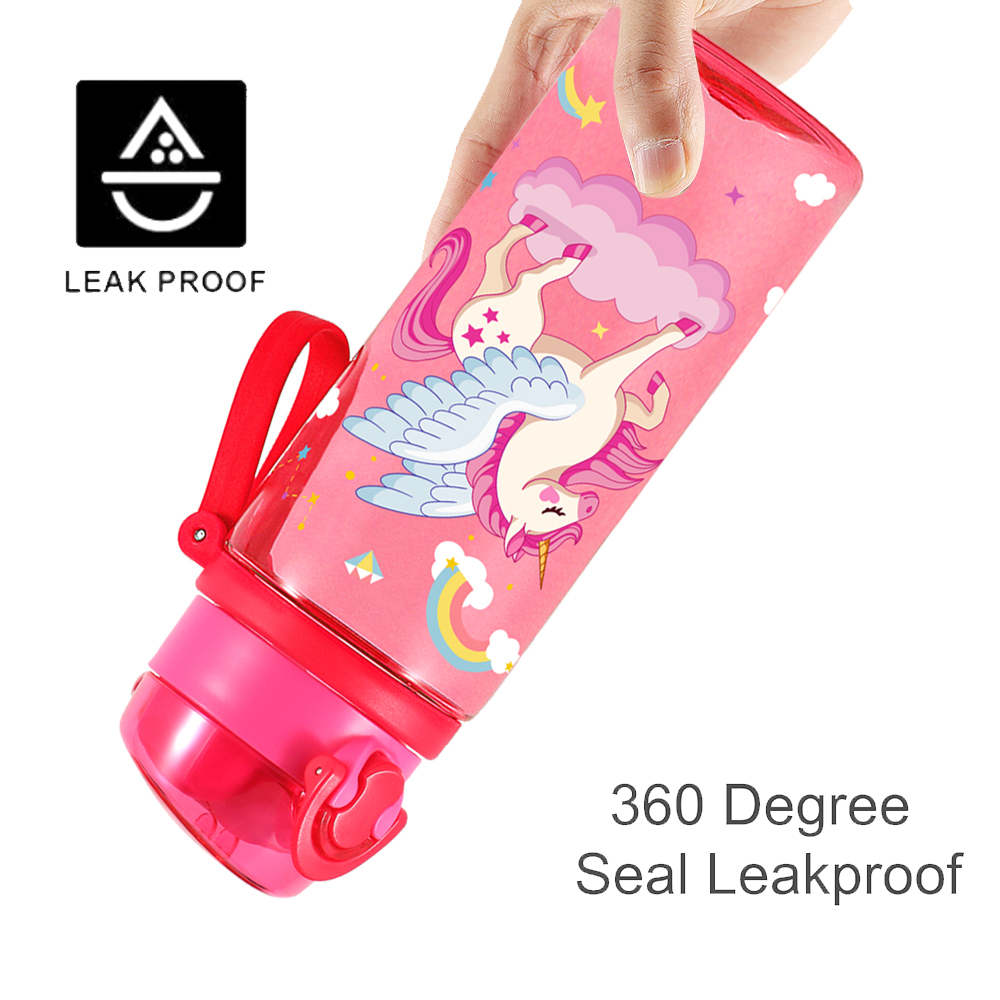 Mua một tặng một Bình Nước 24oz / 700ml Không bpa Kèm Ống Hút Dễ Thương Cho Bé