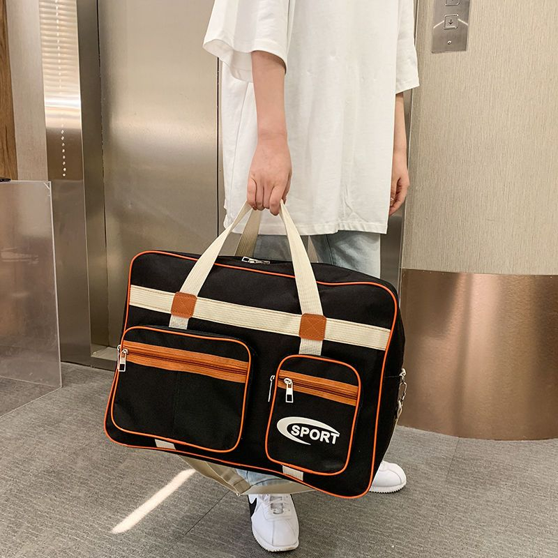 HT XIANSHENG Túi Xách Đeo Vai Jivival Cỡ Lớn Vừa Thời Trang Đơn Giản Cho Nam Và Nữ