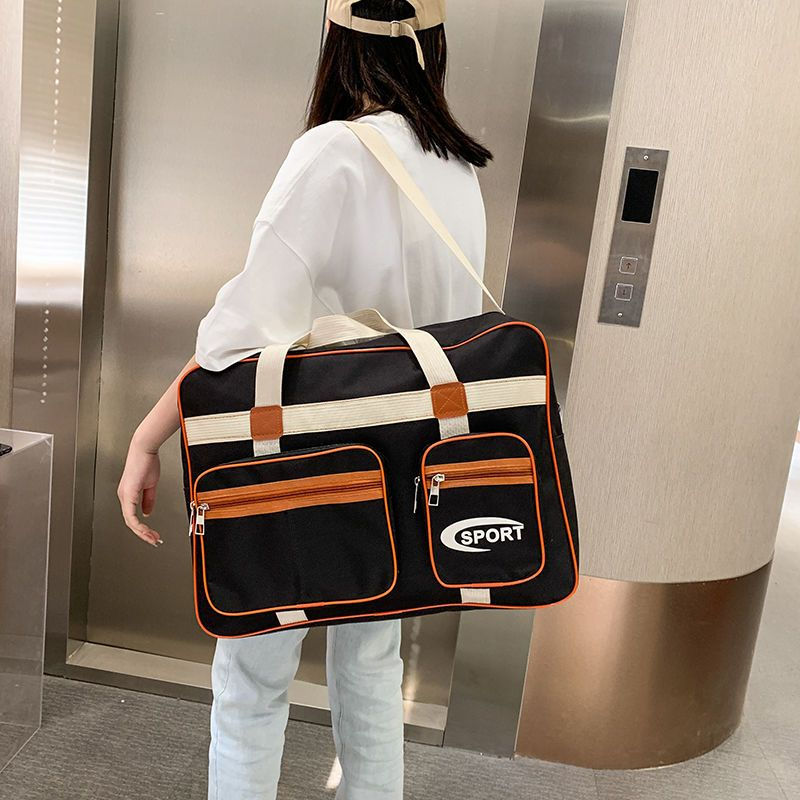 HT XIANSHENG Túi Xách Đeo Vai Jivival Cỡ Lớn Vừa Thời Trang Đơn Giản Cho Nam Và Nữ