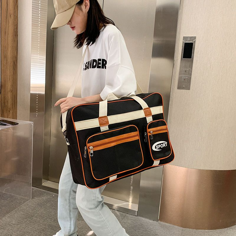 HT XIANSHENG Túi Xách Đeo Vai Jivival Cỡ Lớn Vừa Thời Trang Đơn Giản Cho Nam Và Nữ