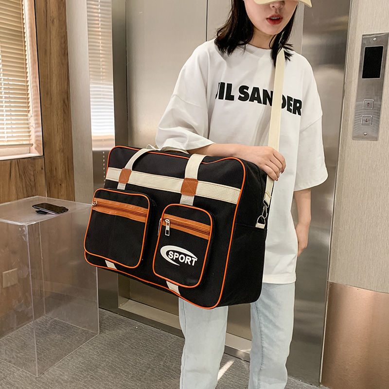 HT XIANSHENG Túi Xách Đeo Vai Jivival Cỡ Lớn Vừa Thời Trang Đơn Giản Cho Nam Và Nữ