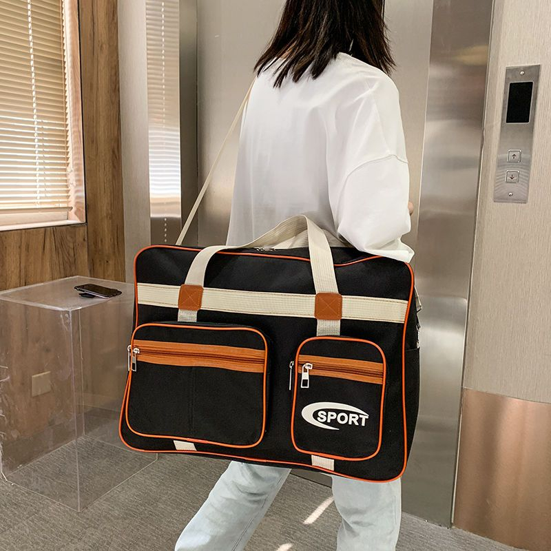 HT XIANSHENG Túi Xách Đeo Vai Jivival Cỡ Lớn Vừa Thời Trang Đơn Giản Cho Nam Và Nữ