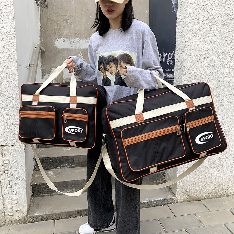 HT XIANSHENG Túi Xách Đeo Vai Jivival Cỡ Lớn Vừa Thời Trang Đơn Giản Cho Nam Và Nữ