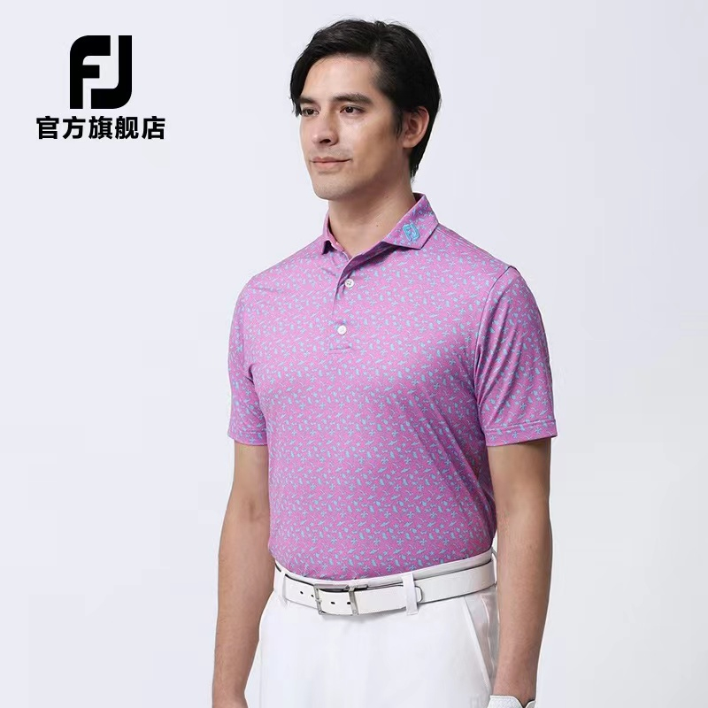 Footjoy Áo Thun polo Thể Thao Tay Ngắn Thoải Mái Thoáng Khí FJ Cho Nam