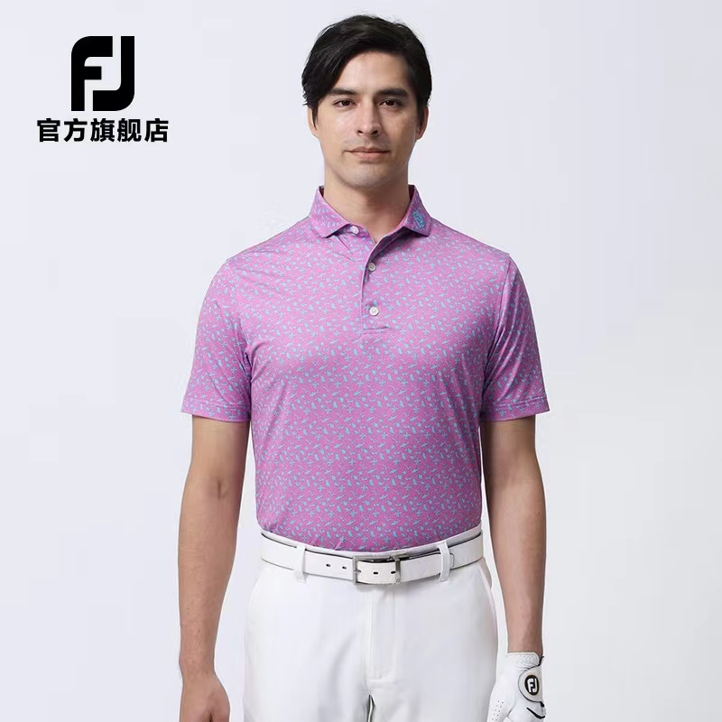 Footjoy Áo Thun polo Thể Thao Tay Ngắn Thoải Mái Thoáng Khí FJ Cho Nam