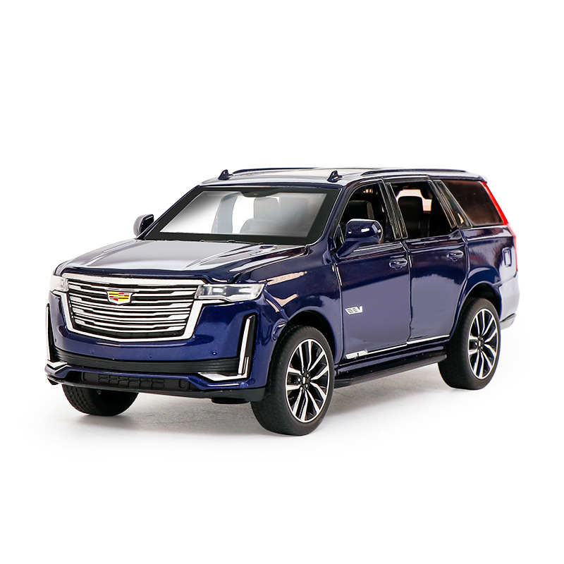 Mô Hình Xe Hơi Cadillac Escalade Bằng Hợp Kim Kẽm Có Đèn Và Âm Thanh Tỉ Lệ 1 / 32