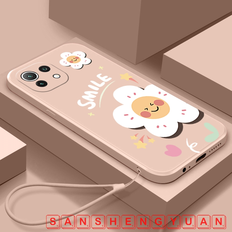 Ốp lưng xiaomi mi 11 lite xiaomi 11t xiaomi 11 lite 5g ne xiaomi 11t pro Ốp Điện Thoại Silicone Mềm Chống Sốc Cho xiaomi mi 11 lite xiaomi 11t xiaomi 11 lite 5g ne xiaomi 11t pro YTHD01 viền vuông cute