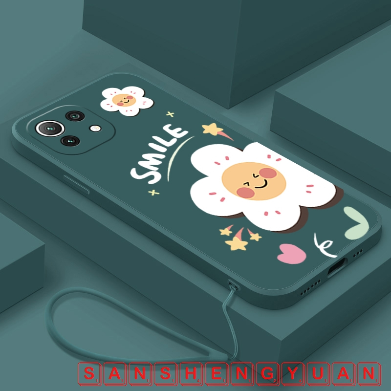 Ốp lưng xiaomi mi 11 lite xiaomi 11t xiaomi 11 lite 5g ne xiaomi 11t pro Ốp Điện Thoại Silicone Mềm Chống Sốc Cho xiaomi mi 11 lite xiaomi 11t xiaomi 11 lite 5g ne xiaomi 11t pro YTHD01 viền vuông cute