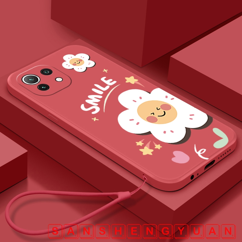 Ốp lưng xiaomi mi 11 lite xiaomi 11t xiaomi 11 lite 5g ne xiaomi 11t pro Ốp Điện Thoại Silicone Mềm Chống Sốc Cho xiaomi mi 11 lite xiaomi 11t xiaomi 11 lite 5g ne xiaomi 11t pro YTHD01 viền vuông cute