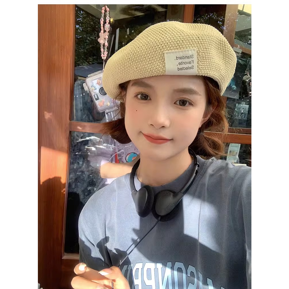 Mũ Beret Mỏng Phong Cách Thời Trang Mùa Hè Mới 2023