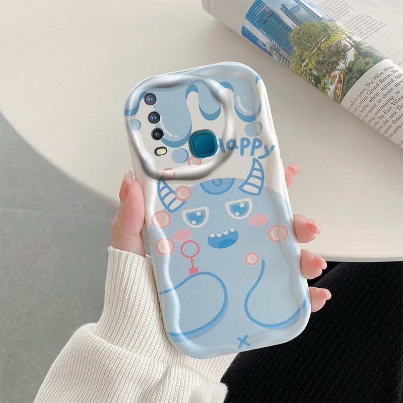 Ôp Điện Thoại Silicon Dẻo Họa Tiết Hoạt Hình Dễ Thương Chống Sốc / Chống bụi / Thấm Nước Cho vivo y17 y12 y15 y11 2019 Y12i U10
