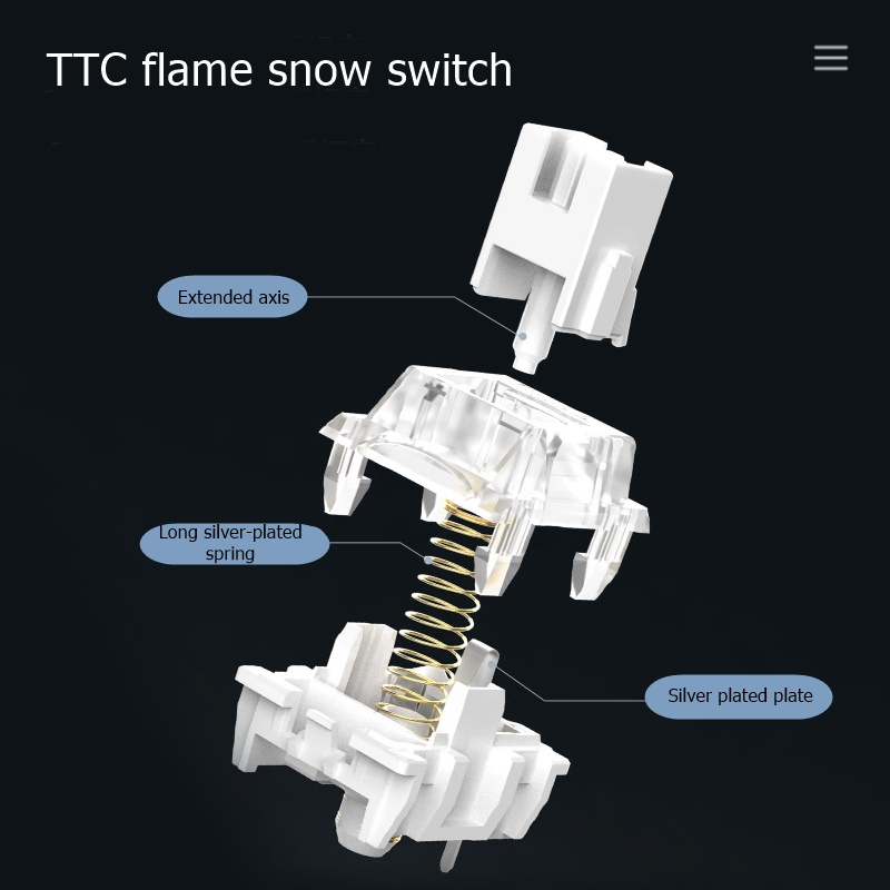 Bàn Phím Cơ Không Dây Bluetooth 2.4G VGN 211 211 Có Đèn RGB