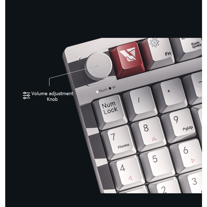 Bàn Phím Cơ Không Dây Bluetooth 2.4G VGN 211 211 Có Đèn RGB