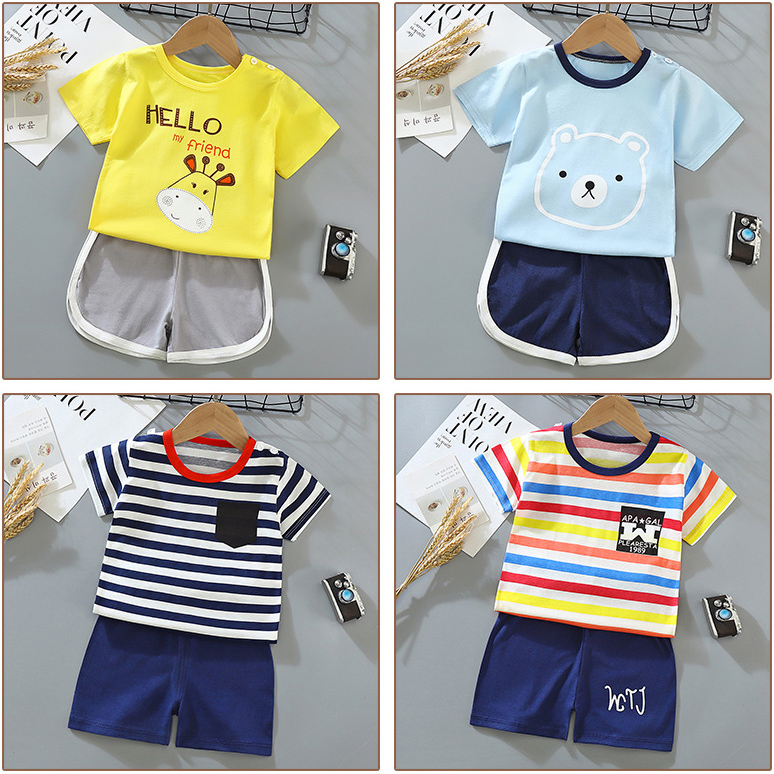 Bộ Quần Áo Ngắn Tay Cho Bé