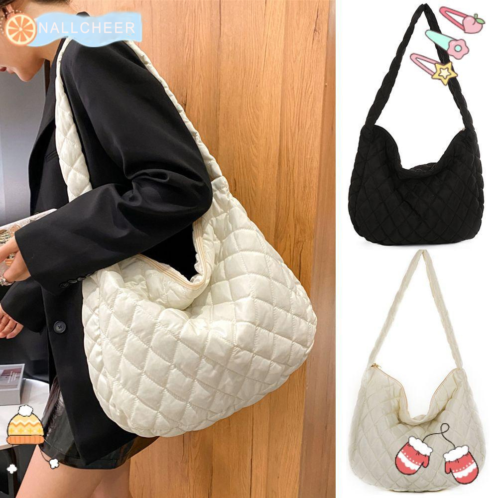 Túi Đeo Chéo Thêu Hình Thoi Sức Chứa Lớn Phong Cách Retro Thời Trang Cho Nữ