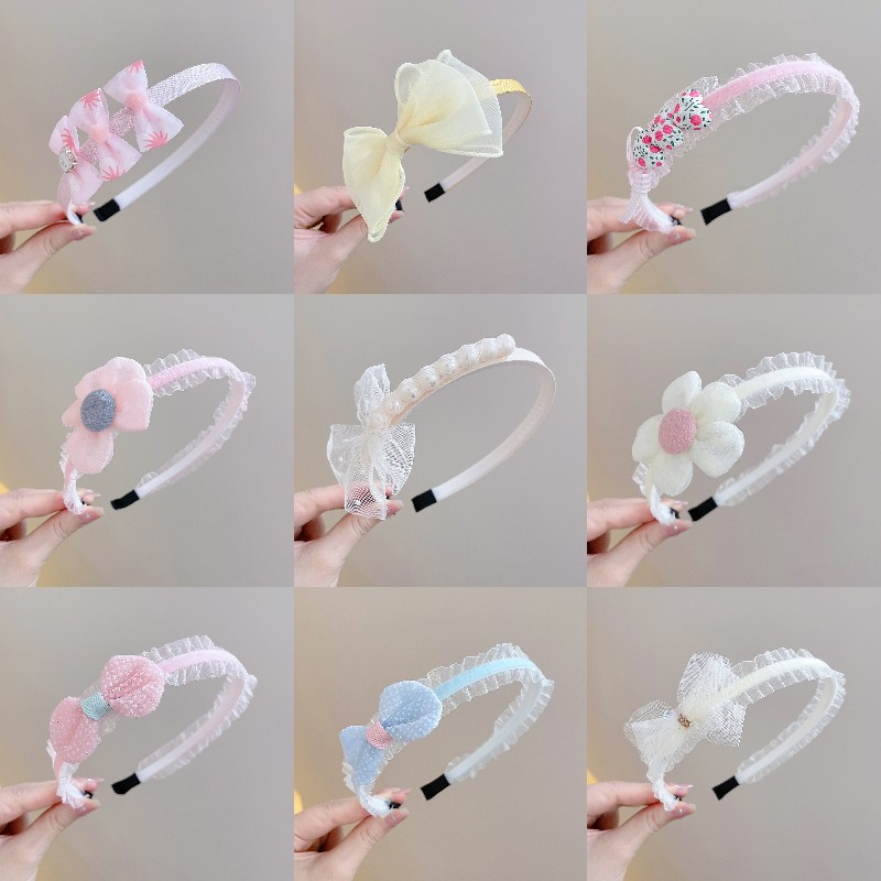 Băng Đô Cài Tóc Công Chúa Dễ Thương Chống Trượt Không Đau Cho Bé Gái