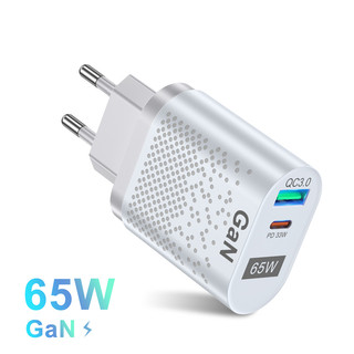 Củ Sạc Nhanh 65W PD33W + QC3.033W Cho Android Và IOS Tablet
