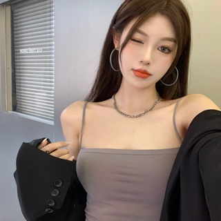 Áo Lót Hai Dây Có Mút Đệm Ngực Thời Trang Mùa Hè Quyến Rũ Cho Nữ