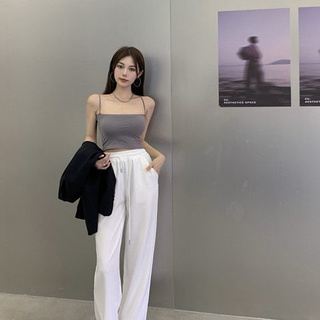 Áo Lót Hai Dây Có Mút Đệm Ngực Thời Trang Mùa Hè Quyến Rũ Cho Nữ