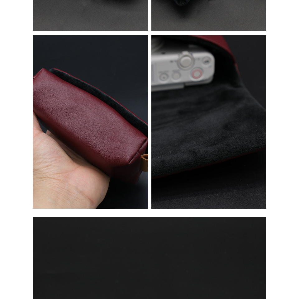 Pu Bao Da Điện Thoại Kiểu camera Cho sony zv-1 zv1 dsc-rx100 rx100 mark vii vi v iv iii ii ii i m7 m6 m4 m3 hx99 hx95 hx90 h50