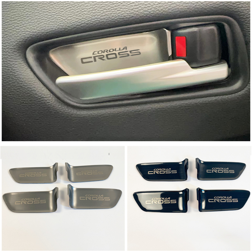 Mới Viền Inox Bảo Vệ Chuyên Dụng Cho Cửa Xe Hơi Toyota Corolla Cross 2022 2023