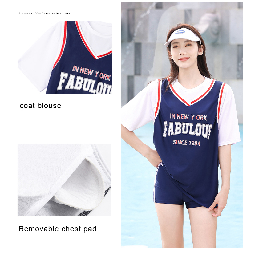 Bộ Đồ Bơi Hai Mảnh Phong Cách Thể Thao Mới 2023 Cho Nữ