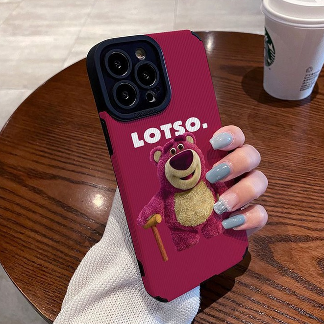 Ốp Điện Thoại In Hình Gấu Cho iPhone 7 / 8 7plus 11 12 12Pro 11Promax 14 13 8plus 6s 6splus 14plus xr xs max 11Promax