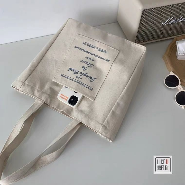 Túi vải mới của Nhật Bản dành cho nữ sinh túi xách đeo vai có sức chứa lớn Túi đeo vai sinh viên