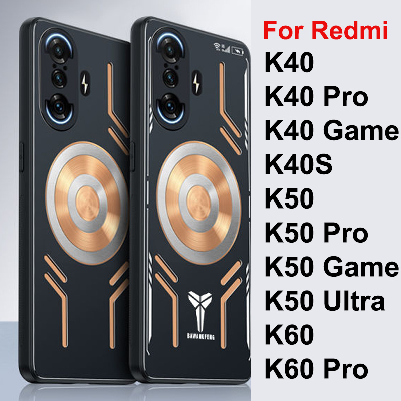 Ốp Điện Thoại Bằng Nhôm Đồng Tản Nhiệt Cho Redmi K50 Game K40S K40 Pro Plus Redmi K50 K60 Pro