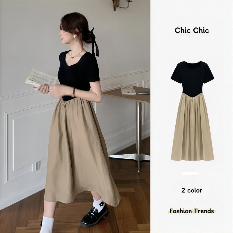 Chic váy nữ Đầm Body Cho thời váy trang hàng cao cấp tính cách 2023NEW MAY1103