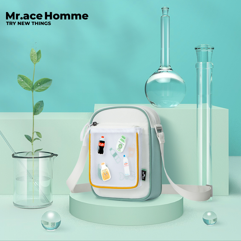 Túi Đeo Chéo Mini Mr. ace Homme EP Kiểu Dáng Dễ Thương Cho Học Sinh