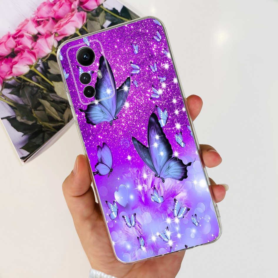 Ốp Điện Thoại Silicon Mềm Hình Hoa Cho Xiaomi Redmi Note 12 4G 2023 Xiami Redmi Note 12S Note12
