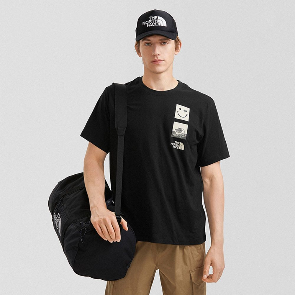 Áo Thun Cotton Tay Ngắn In Chữ The North Face Phong Cách Thể Thao Cho Nam Và Nữ DD4JD