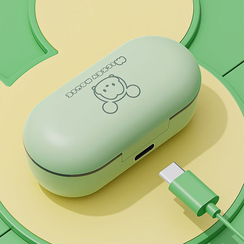 Tai Nghe Bluetooth 5.2 Không Dây Hình Disney TsumTsum Series YP-10 Chất Lượng Cao Chống Thấm Nước