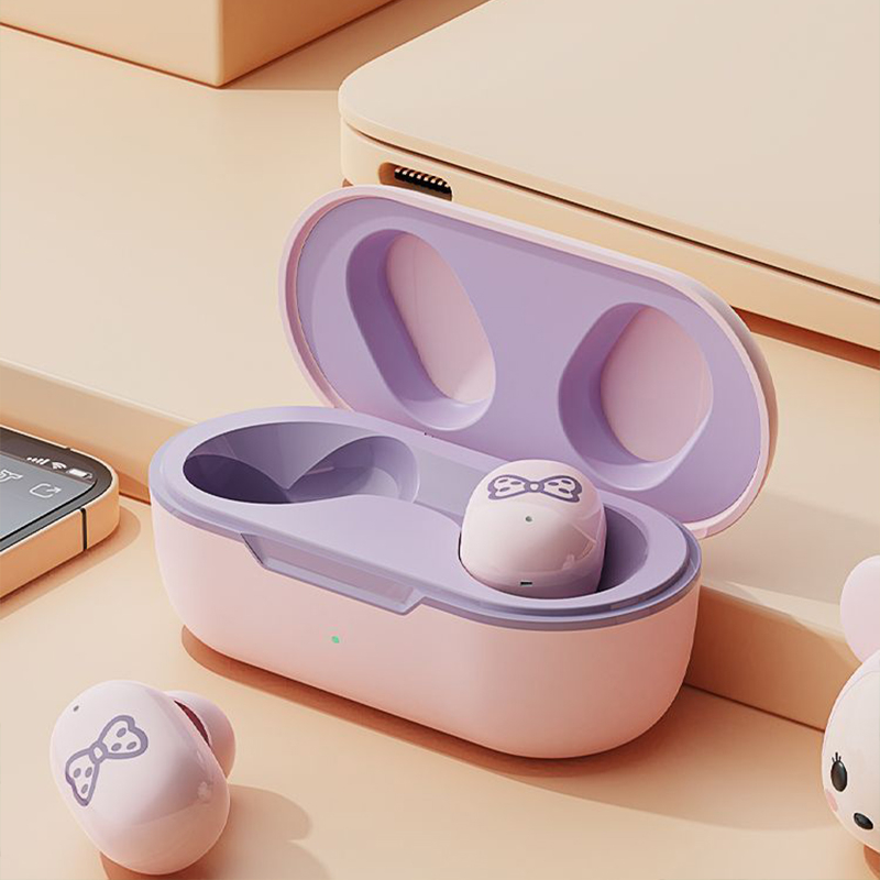 Tai Nghe Bluetooth 5.2 Không Dây Hình Disney TsumTsum Series YP-10 Chất Lượng Cao Chống Thấm Nước