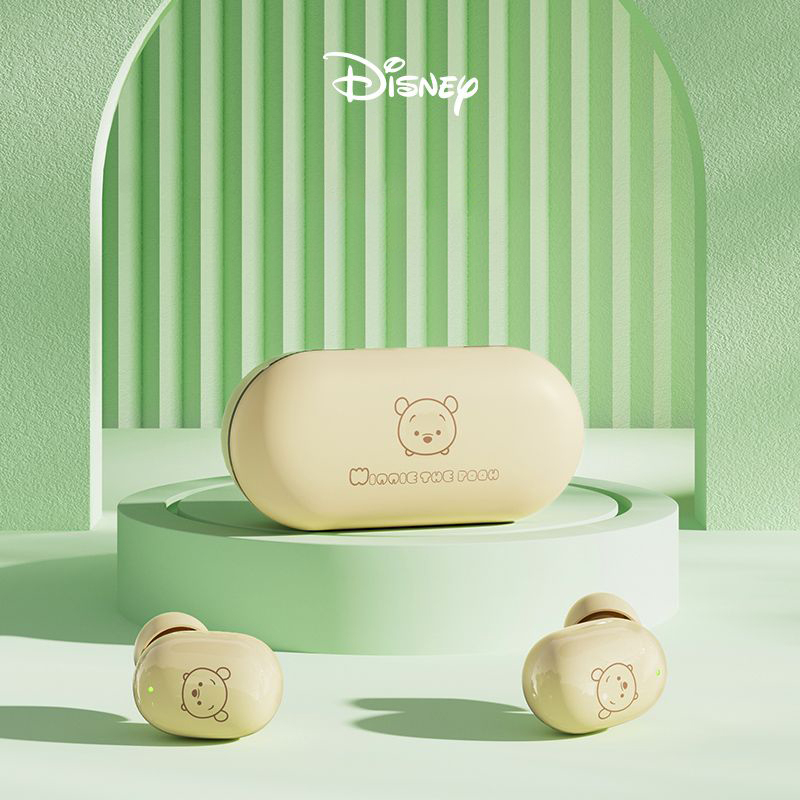 Tai Nghe Bluetooth 5.2 Không Dây Hình Disney TsumTsum Series YP-10 Chất Lượng Cao Chống Thấm Nước