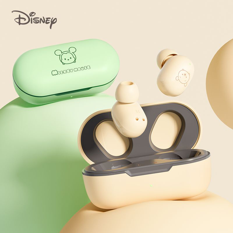 Tai Nghe Bluetooth 5.2 Không Dây Hình Disney TsumTsum Series YP-10 Chất Lượng Cao Chống Thấm Nước
