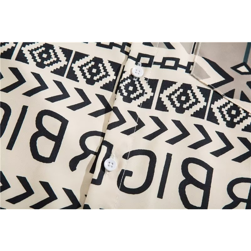 Áo Sơ Mi Ngắn Tay Thời Trang Mùa Hè Nhật Bản Dành Cho Nam