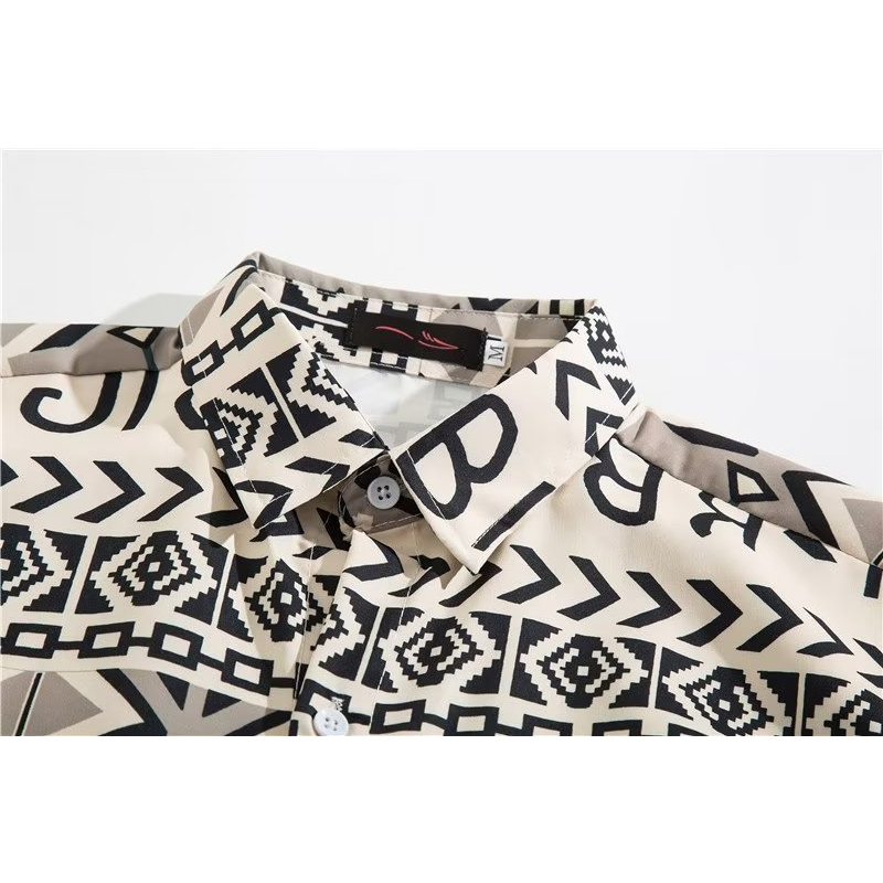 Áo Sơ Mi Ngắn Tay Thời Trang Mùa Hè Nhật Bản Dành Cho Nam