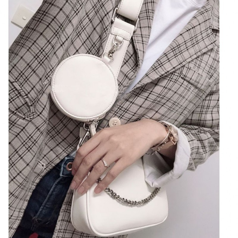 Túi đeo chéo IELGY phối dây xích phong cách thời trang cho nữ