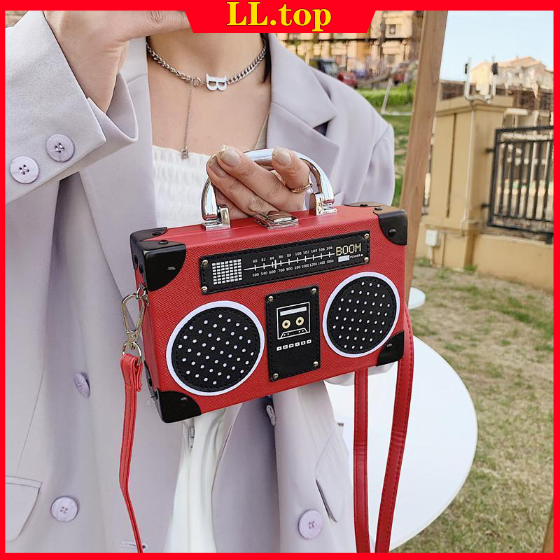 Túi Đeo Chéo Vuông Nhỏ Hình Radio Độc Đáo Phong Cách Mới