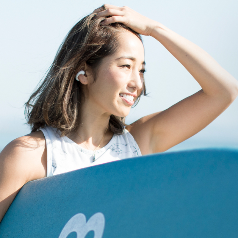 Tai Nghe Bluetooth Không Dây TWS Phong Cách Ambie Mới 2023