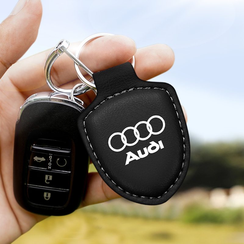 1 Móc Khóa Da Với Vòng Hợp Kim Cho Xe Hơi Audi A3 8P A6 C5 A4 B6 B8 S4 RS4 S5 B9 S3 8V RS3 S6 S8 S2 S7 SQ5 SQ7