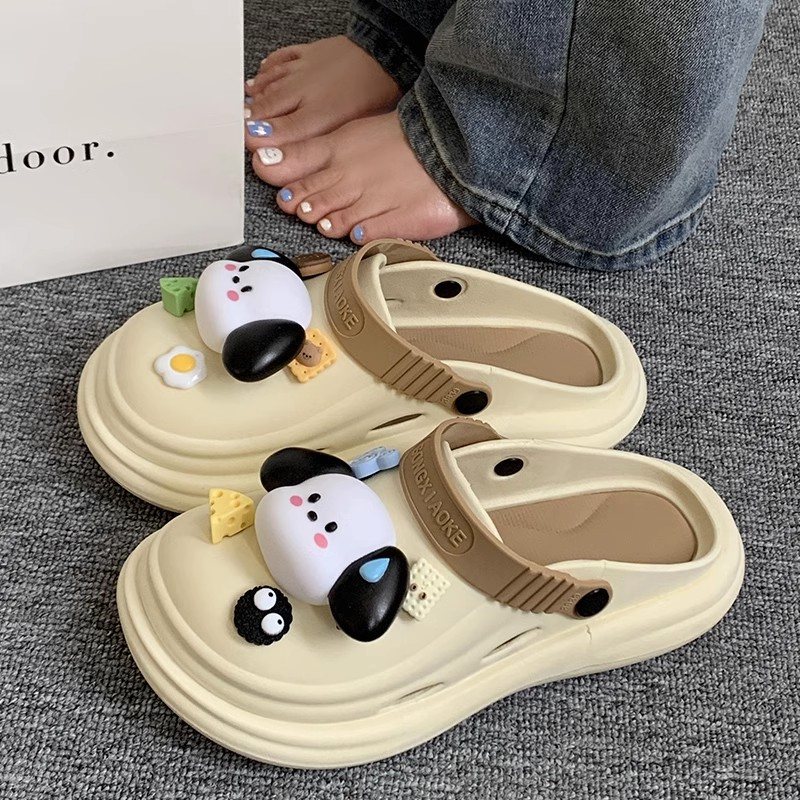 Cattail dép dép nữ dép bánh mì nữ dép bánh mì nữ Chống Trượt 051809