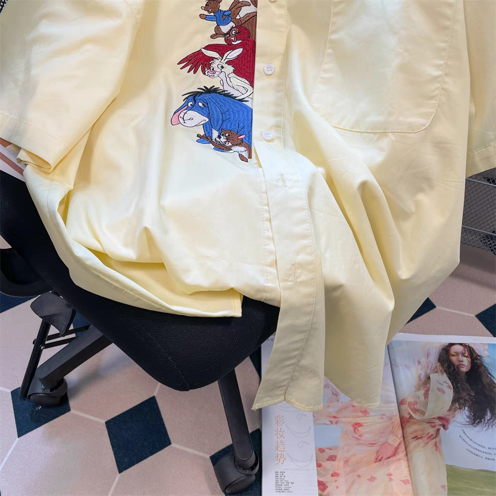 Áo Sơ Mi Tay Ngắn Dáng Rộng Phong Cách Thời Trang Harajuku Nhật Bản Cho Nam Giới