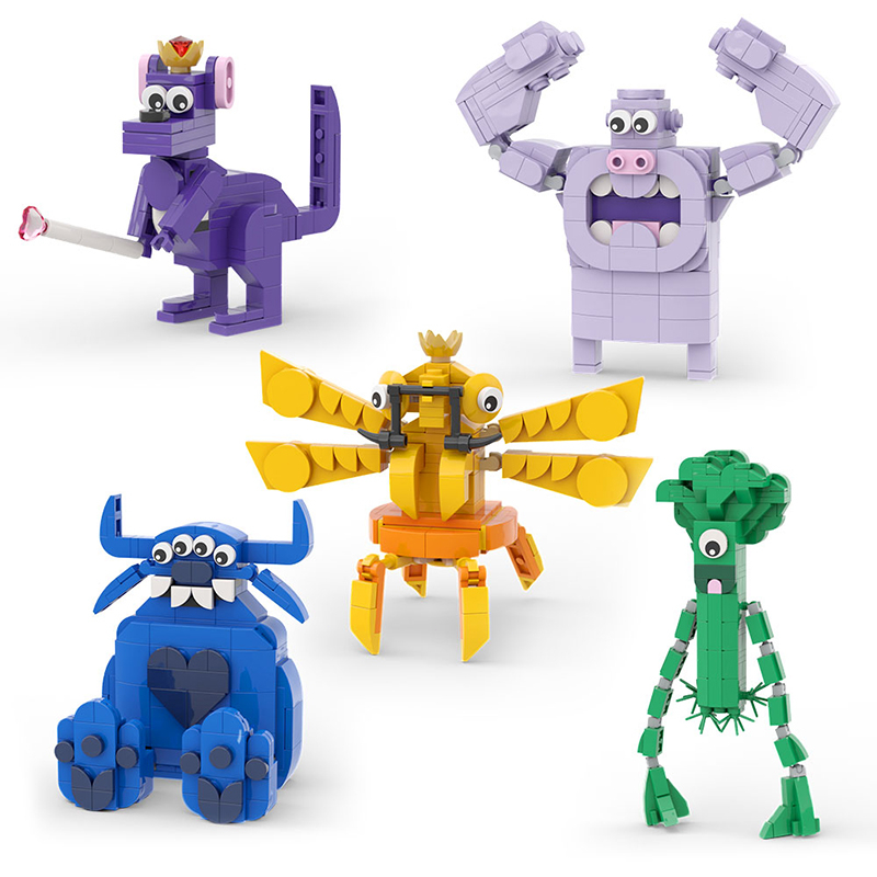 Bộ 3 Mô Hình Lắp Ráp Nhân Vật Anime Garten of Banban 3