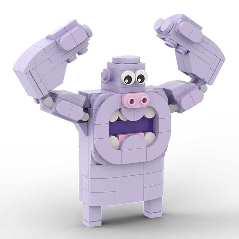 Bộ 3 Mô Hình Lắp Ráp Nhân Vật Anime Garten of Banban 3